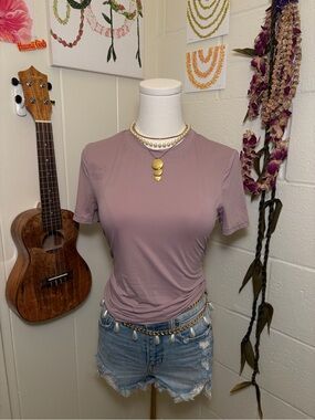 Mauve Fitted Tee